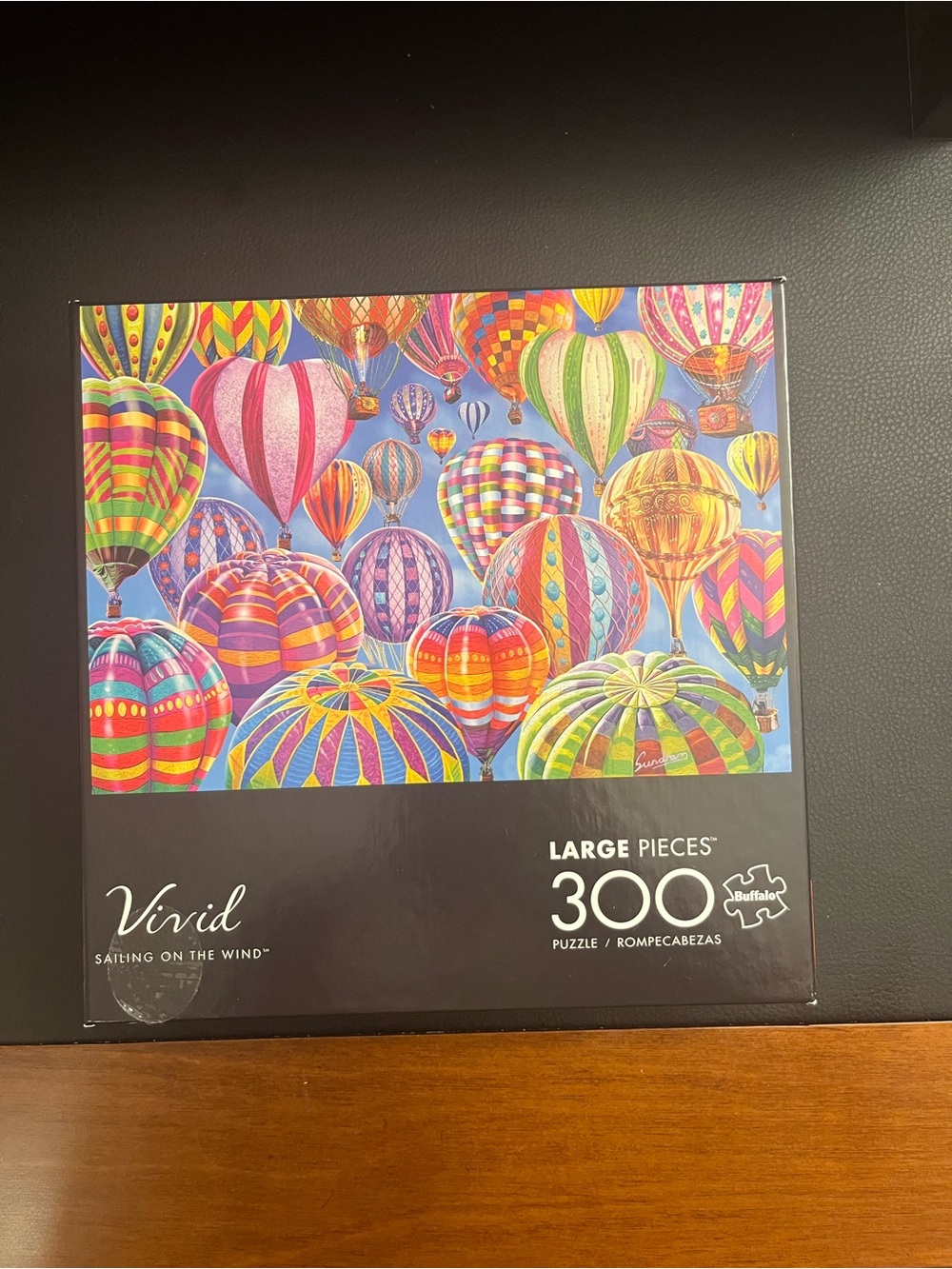 Buffalo David Bitton Multicolor Hot Air Balloon Puzzle